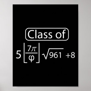 PI Dag CL van 2025 Graphic Funny Wiskunde Lover Gr Poster