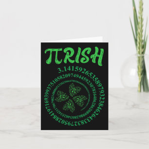 Pi-dag Grafisch Iers Grappig St. Patrick's-dag Wis Kaart