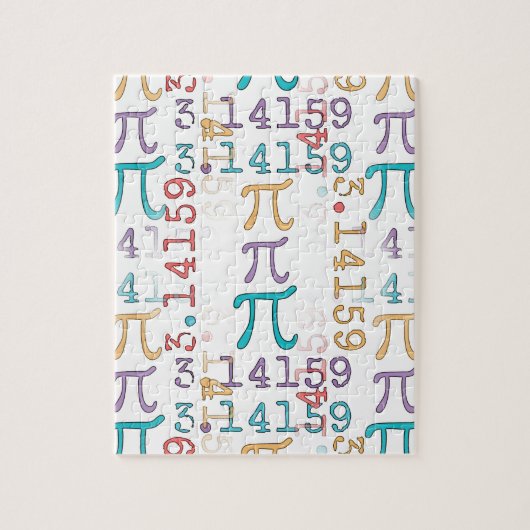 PI dag PI symbolen 3.14... Legpuzzel (Verticaal)