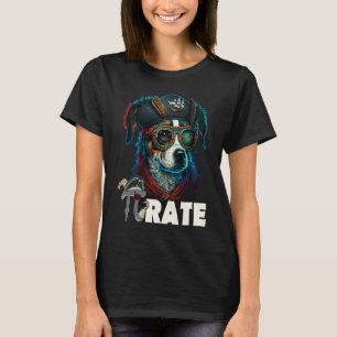 Pi-dag Piraat Hond 3 14 Grappige Wiskunde Wetensch T-shirt