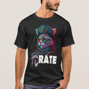 Pi-dag Piraat Kat 3 14 Wiskunde Wetenschap Leraar T-shirt