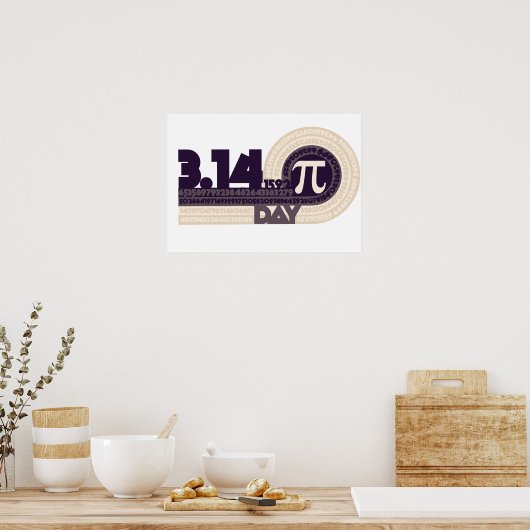 Pi Dag Poster (Keuken)