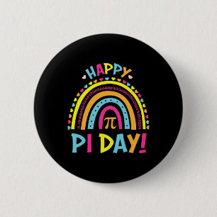 Pi-dag Shirt Spiral Pi Wiskunde leraar 3 14 luipaa Ronde Button 5,7 Cm