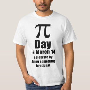 Pi-dag vieringsshirt t-shirt