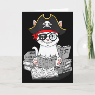 Pi Dag Wiskunde Kat Nerd Wiskunde Piraat Leraar St Kaart