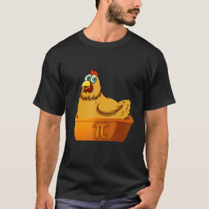 Pi-dag Wiskunde Kip Pot Pastei Geek Nerd Wiskunde T-shirt