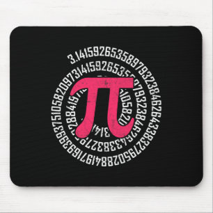 Pi-dag Wiskunde Nerd Geek 3.1415 Irrationeel Numme Muismat