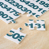 Pi Dag Wiskunde Nerd Legpuzzel (Zijkant)