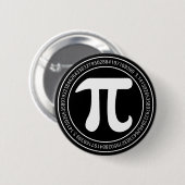 Pi-dag Wiskunde Ronde Button 5,7 Cm (Voorkant /achterkant)