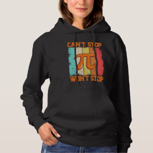 Pi-dag Wiskunde Taart Wetenschap Kan Pi Niet Stop Hoodie