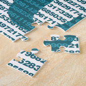 Pi-dagnummers Legpuzzel (Zijkant)