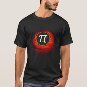 Pi Day 2020 Space Black Hole Mannen & Vrouwen Wisk T-shirt