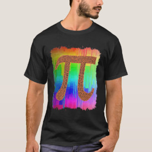 Pi Day 3.14 maart 14th Cool Funny Nerd Wiskunde Ge T-shirt