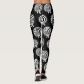 Pi Day Black Hole Typografie Leggings (Achterkant)