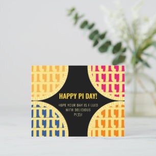 Pi Day Briefkaart "Happy Pi Day" Delicious Pi