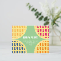Pi Day Briefkaart "Happy Pi Day" Delicious Pi