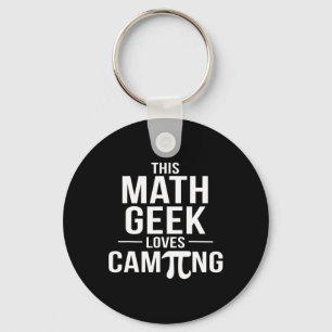 Pi Day Camping T-shirt Wiskunde Geek Teacher Wisku Sleutelhanger