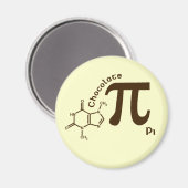 Pi Day Chocolat Pi Magnet (Recto/Verso)