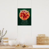Pi Day Company Event | Poster Pizza Party (Keuken)
