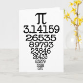 Pi Day compleye 3.14 Kaart (Gele Bloem)