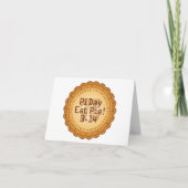 Pi Day, eet taart! Uitnodiging (Voorkant)