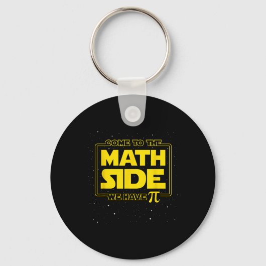 Pi Day Funny - kom naar de Wiskunde kant we hebben Sleutelhanger (Voorkant)
