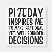 Pi Day Funny Magneet (Voorkant)