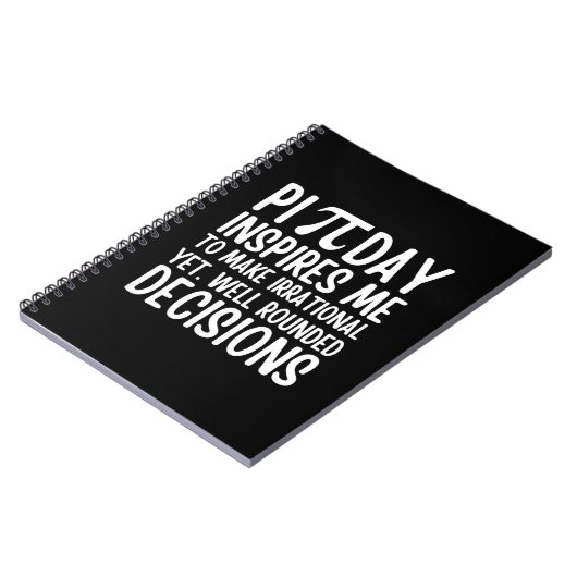 Pi Day Funny Notitieboek (Linkerzijde)