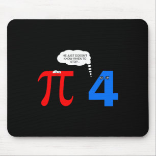 Pi Day Funny Relatie Problemen Gift T-shirt Muismat