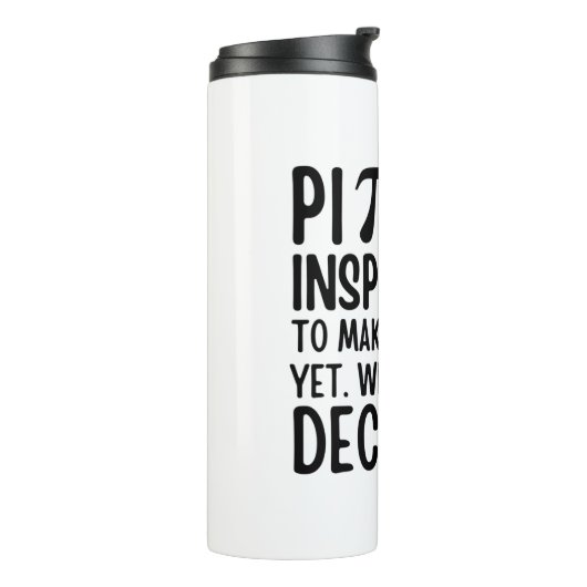 Pi Day Funny Thermosbeker (Gedraaid links)