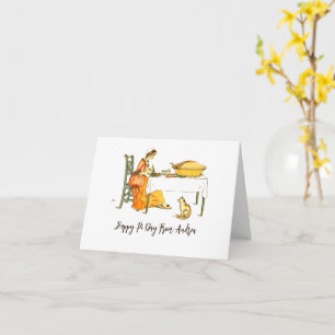 Pi Day Funny  Victoriaans Illustrator Card Kaart