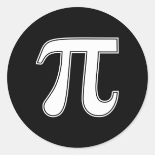 Pi Day Grappig Grafisch Kleding Pi Symbool Ronde Sticker