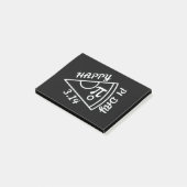 Pi Day Happy Pi Day Post-it® Notes (Schuin)