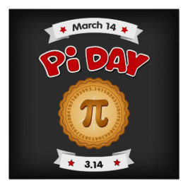 Pi Day is 14 maart, breng taart! Perfect Poster