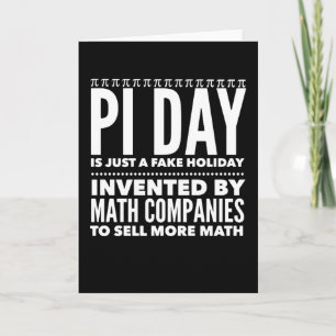 Pi Day is een feestdag - Wiskunde Kaart