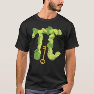Pi Day Key Limoen Pi Symbool Kinder Toddler Youth T-shirt