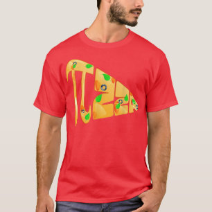 Pi Day Kinder Pizza Pi Funny Wiskunde Voedsel T-shirt