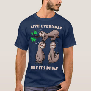 Pi Day Live Day Net als zijn Pi Day Cute Slape S T-shirt