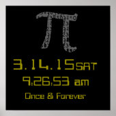 Pi Day Mars 2015 Poster sur mesure (Devant)