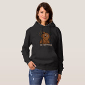 Pi Day Math Coffee and dog  Geometry Trigonometry Hoodie (Voorkant volledig)