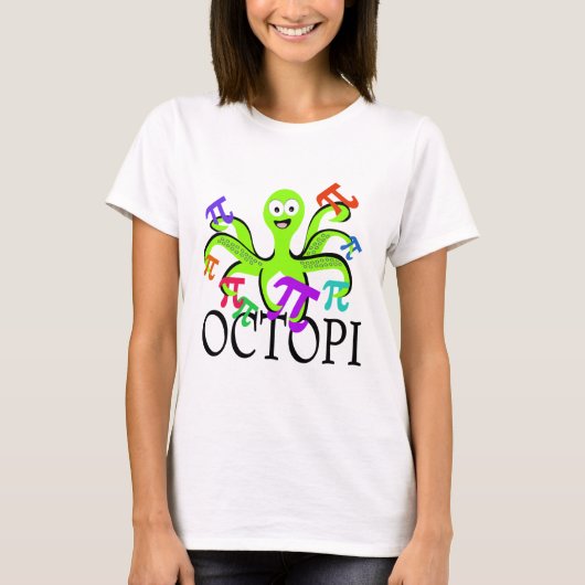 Pi Day Octopi T-shirt (Voorkant)