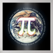 Pi Day on Earth - Poster des mathématiques (Devant)