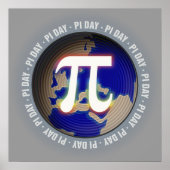 Pi Day on Earth - Poster des mathématiques (Devant)