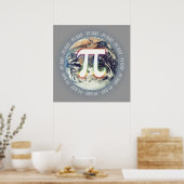 Pi Day on Earth - Poster des mathématiques (Cuisine)