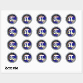 Pi Day on Earth | WISKUNDE Ronde Sticker (Vel)