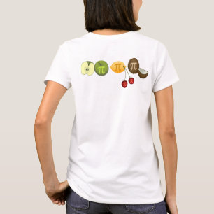 Pi Day, Pi op diverse fruitsoorten T-shirt