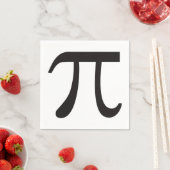 Pi Day Pi-symbool Papier Napkins Servet (Insitu)