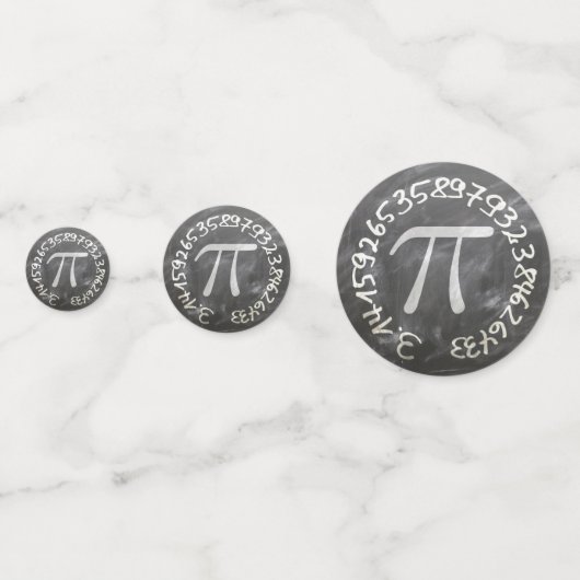 Pi Day PiDay Chalkboard Education Confetti (Voorkanten)