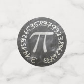 Pi Day PiDay Chalkboard Education Confetti (Kleine voorkant)