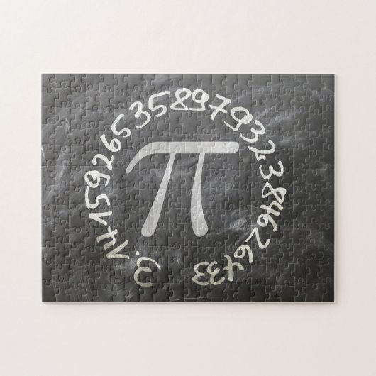 Pi Day PiDay Chalkboard Education Legpuzzel (Horizontaal)